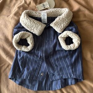 Soft flannel dog shirt size small
